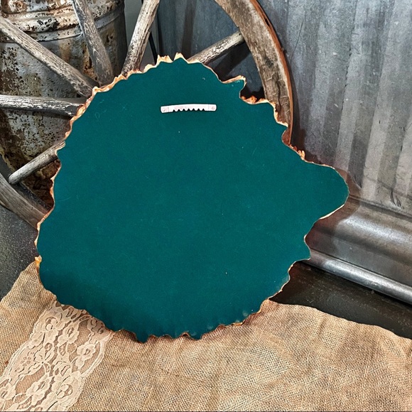 Birds Eye Maple Burl Wood Slab Raw Edge Lab Painting Varnish Wall Art Oregon - Picture 12 of 12